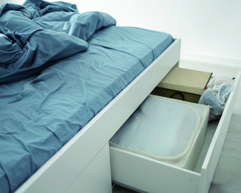 원룸 수납 침대