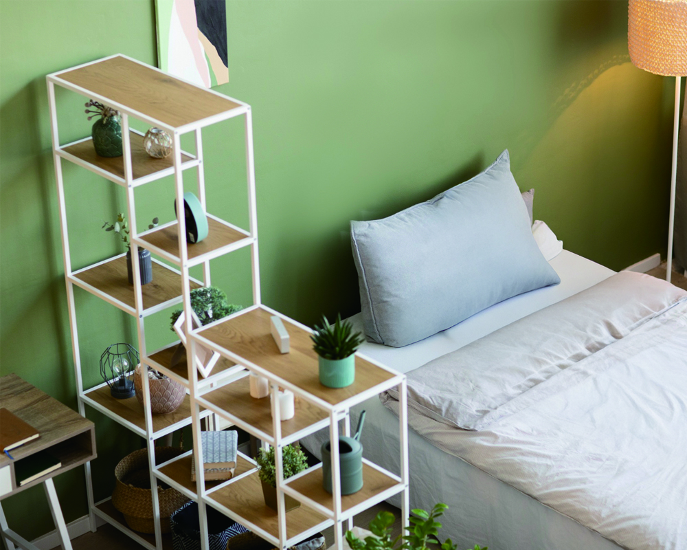 원룸 공간 분리 침대 배치