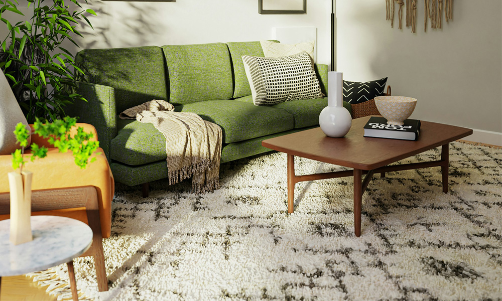 20평대 아파트에 어울리는 사각 형태 디자인