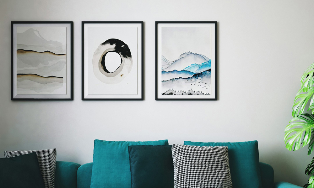 벽걸이 액자 인테리어