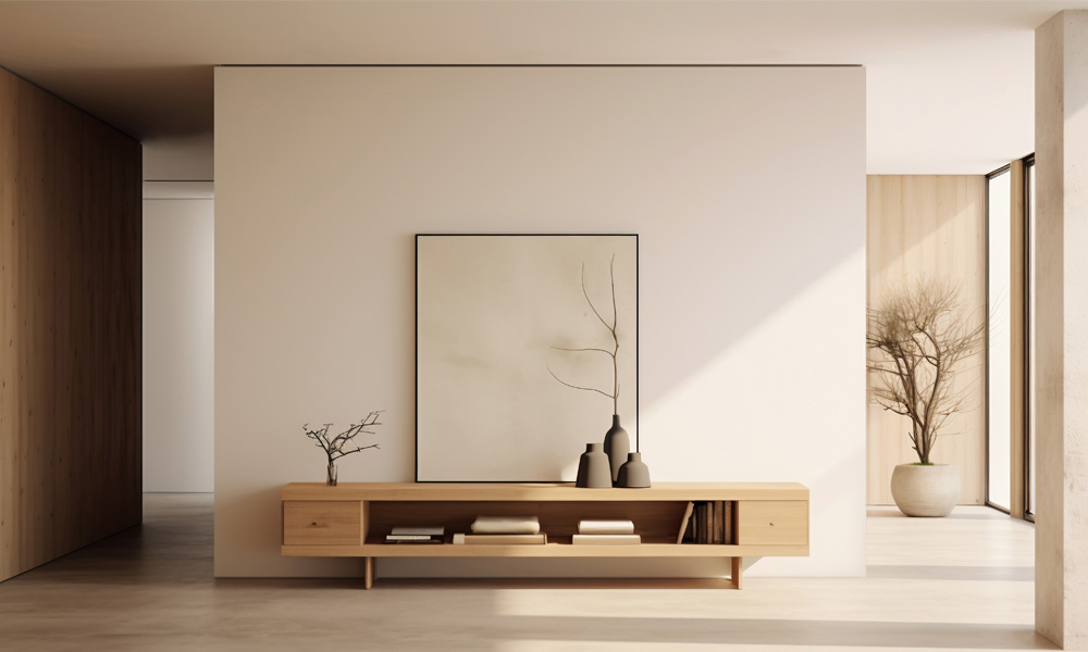 미니멀 낮은 거실장