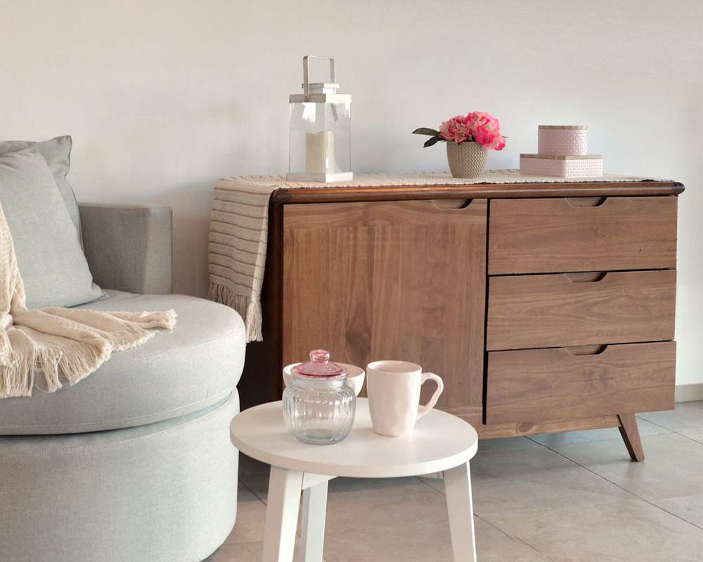 북유럽 디자인 콘솔