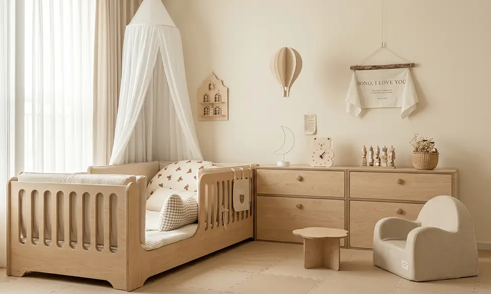 아기방 인테리어 크림, 아이보리, 오프 화이트 색상